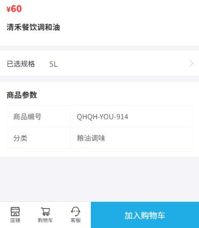 普通商品详情核准确规格