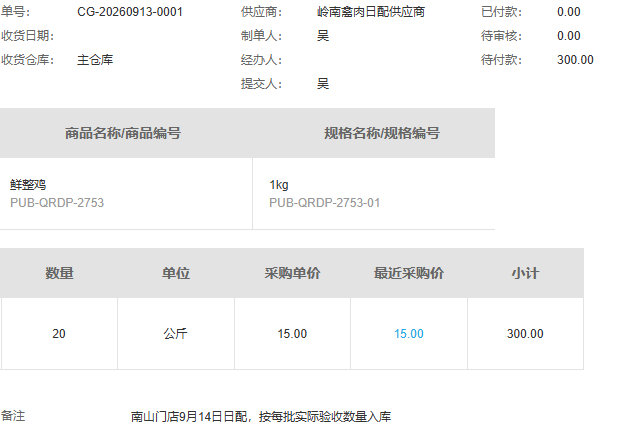 历史PC主仓二十公斤三百元原采购资料