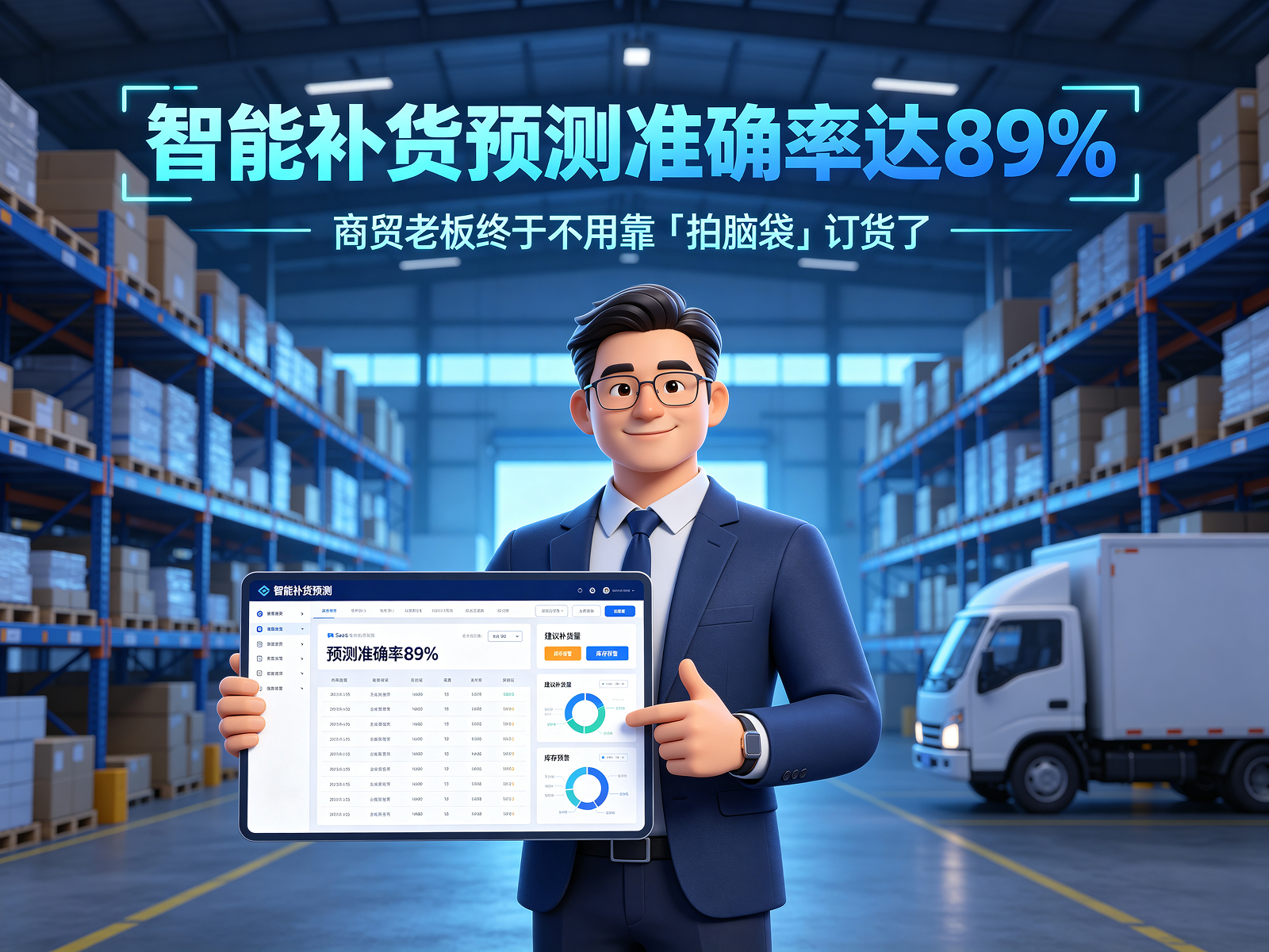 智能补货预测准确率达89%：商贸老板终于不用靠「拍脑袋」订货了 | 云上订货App