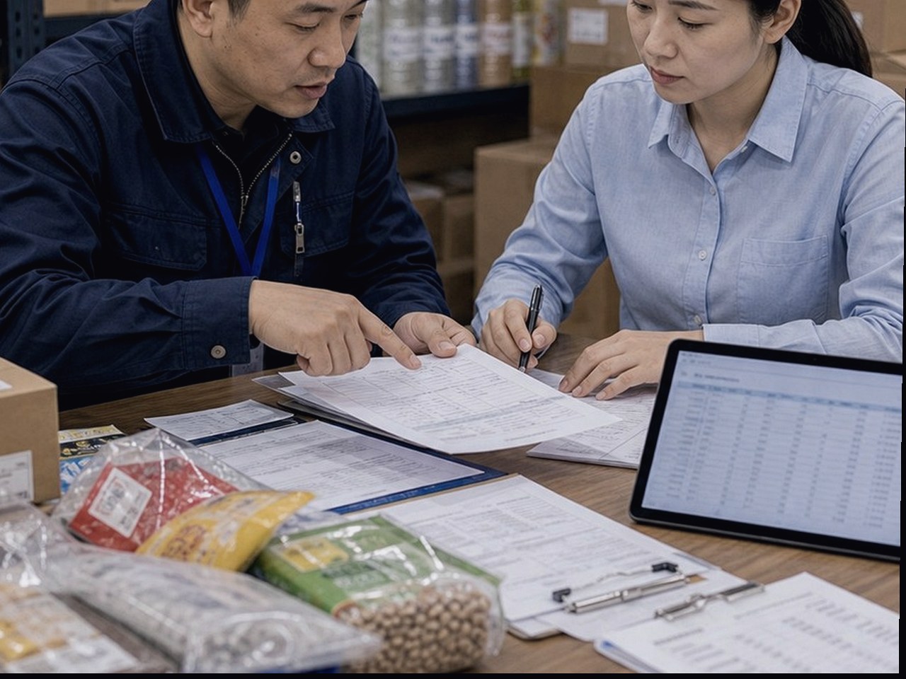 订单交接材料