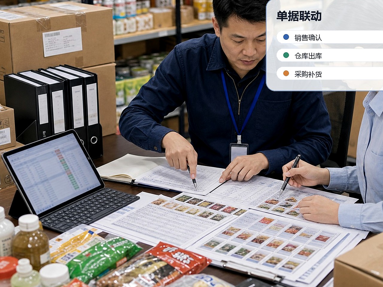客户订单核验现场