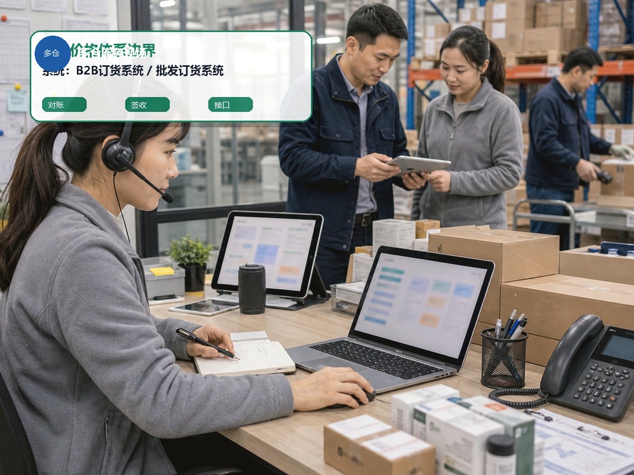 B2B订货试点回看：下单、履约和回签记录