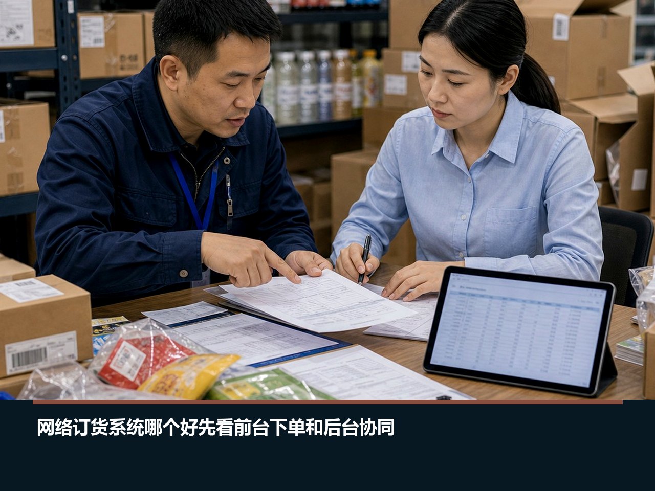 网络订货系统哪个好？先看前台下单和后台协同