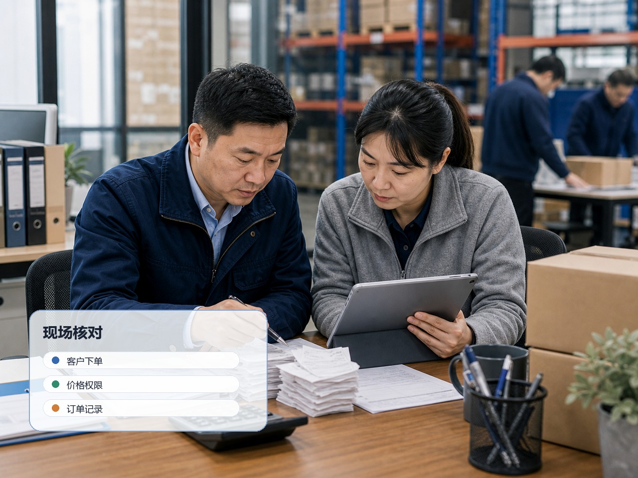 客户分层补货现场