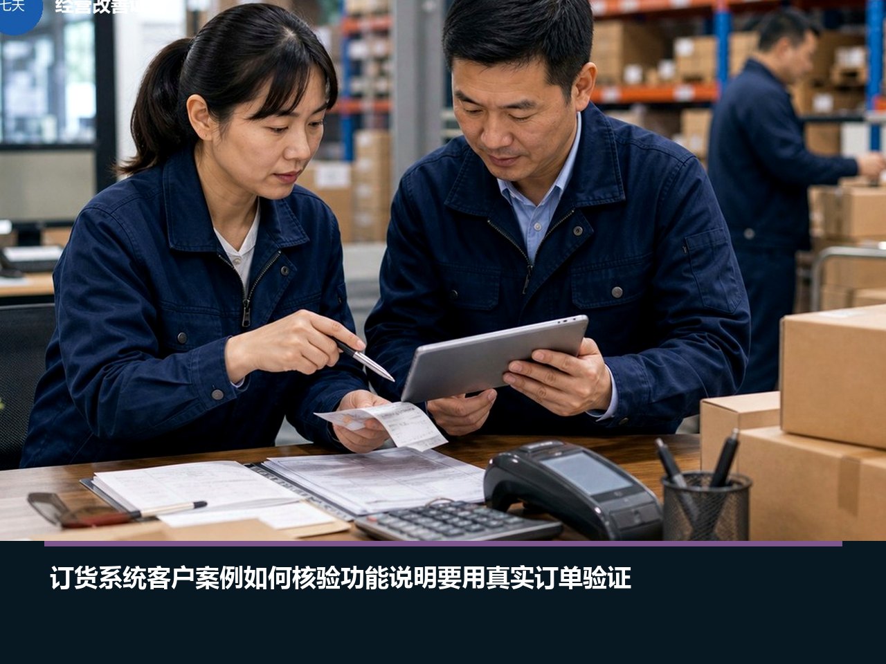 订货系统客户案例核验，真实订单验证