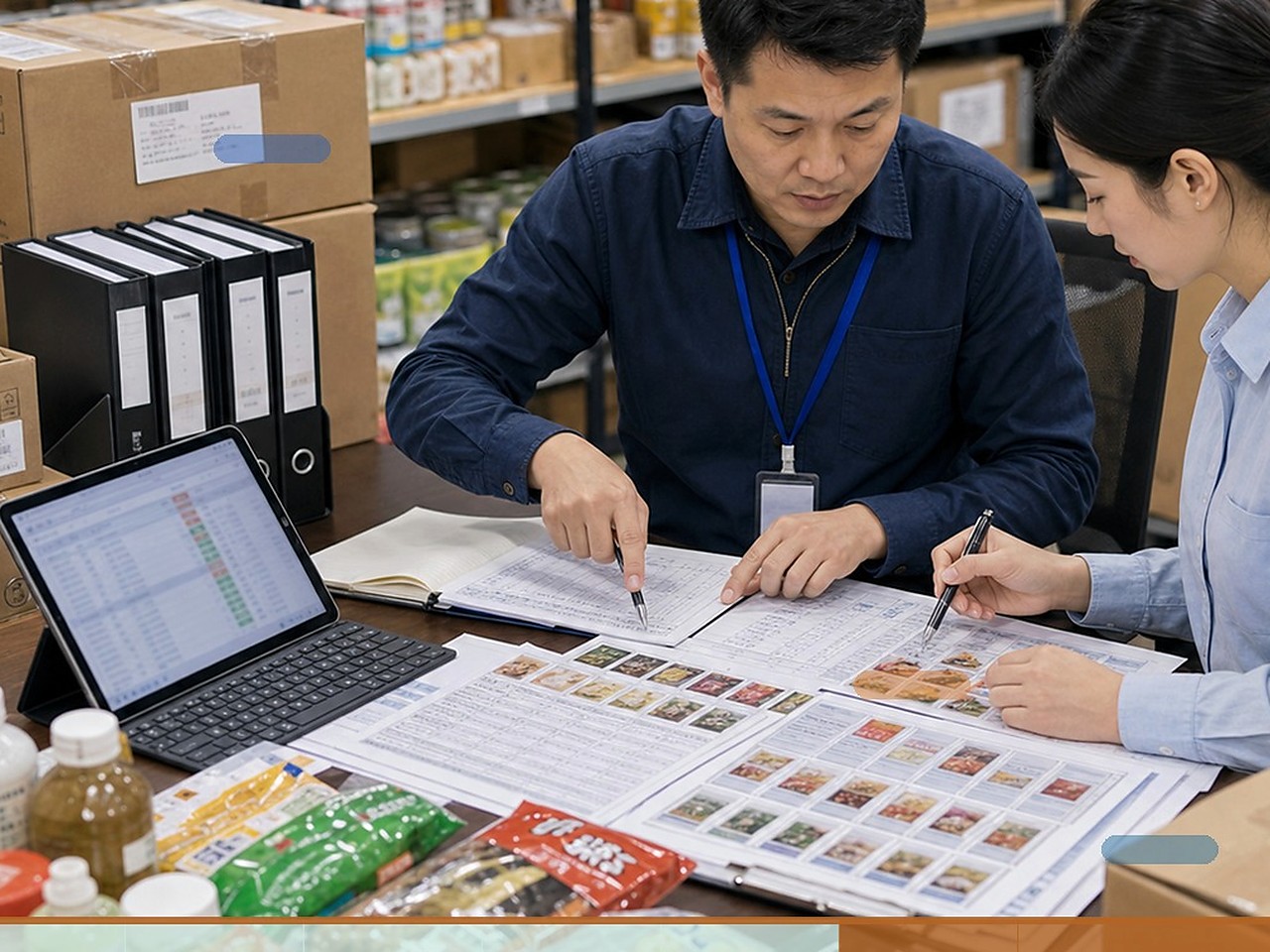 客户订单核验现场