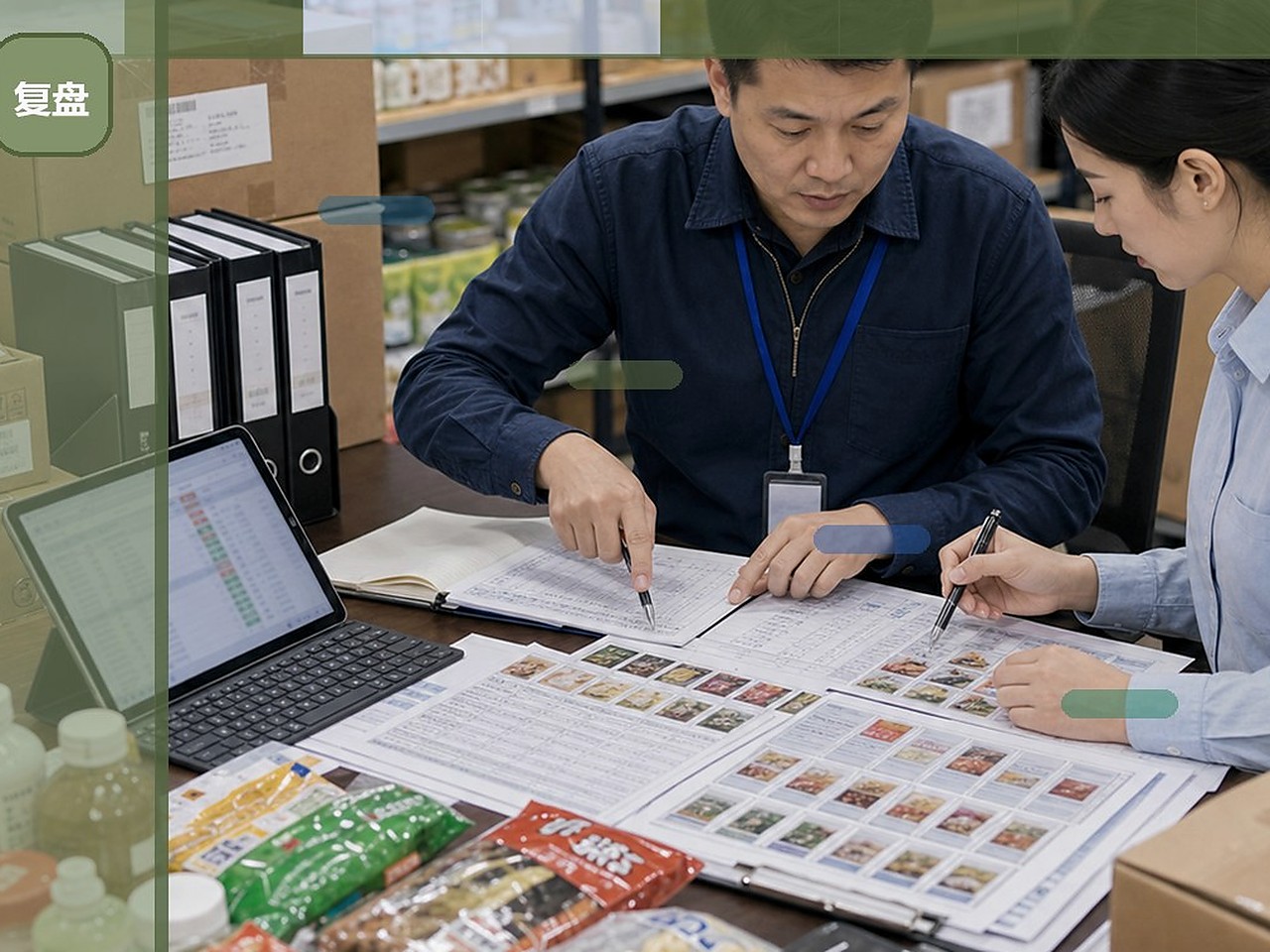 仓配交接核验现场