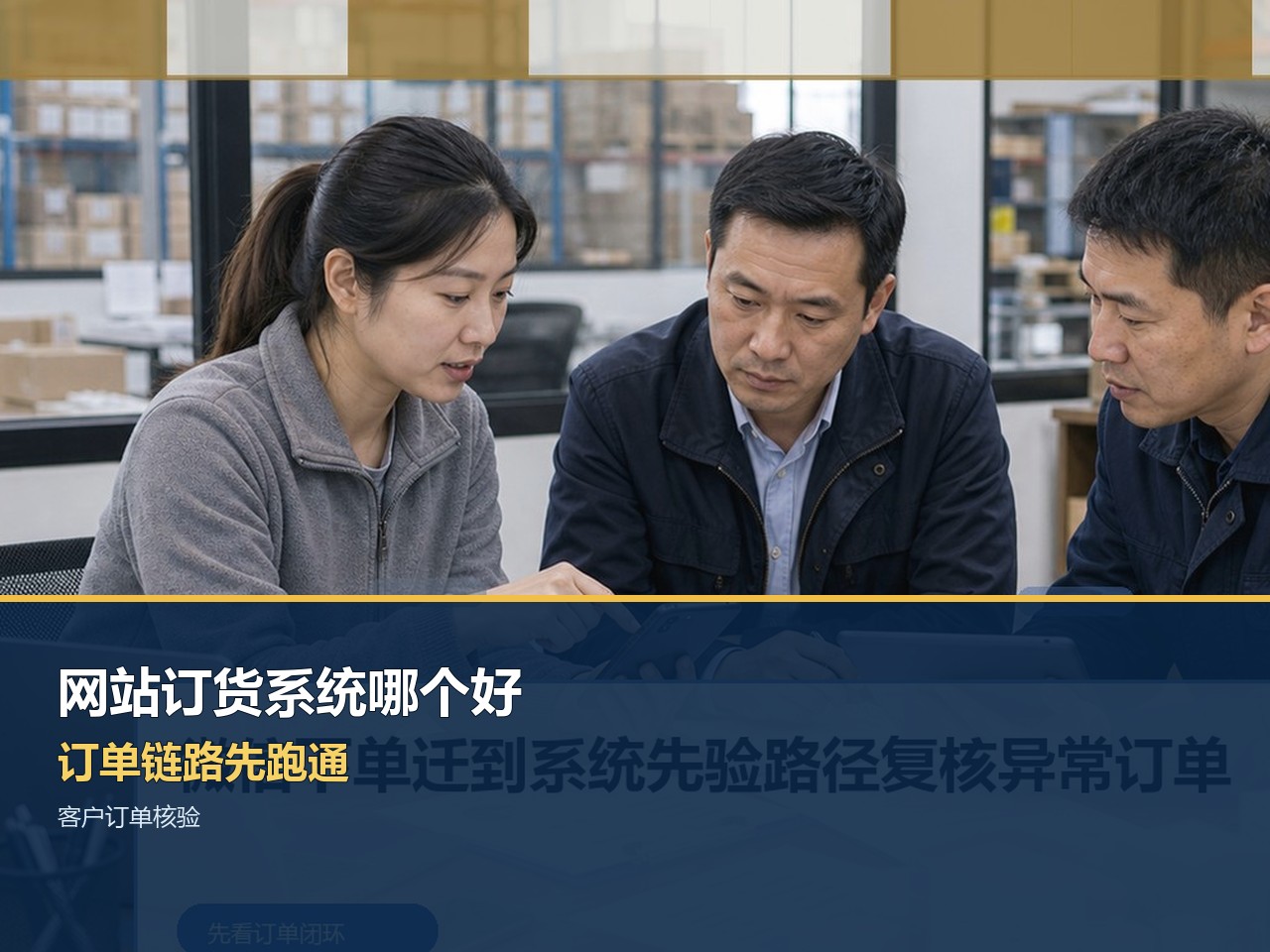 网站订货系统哪个好？从客户入口与订单闭环逐项判断