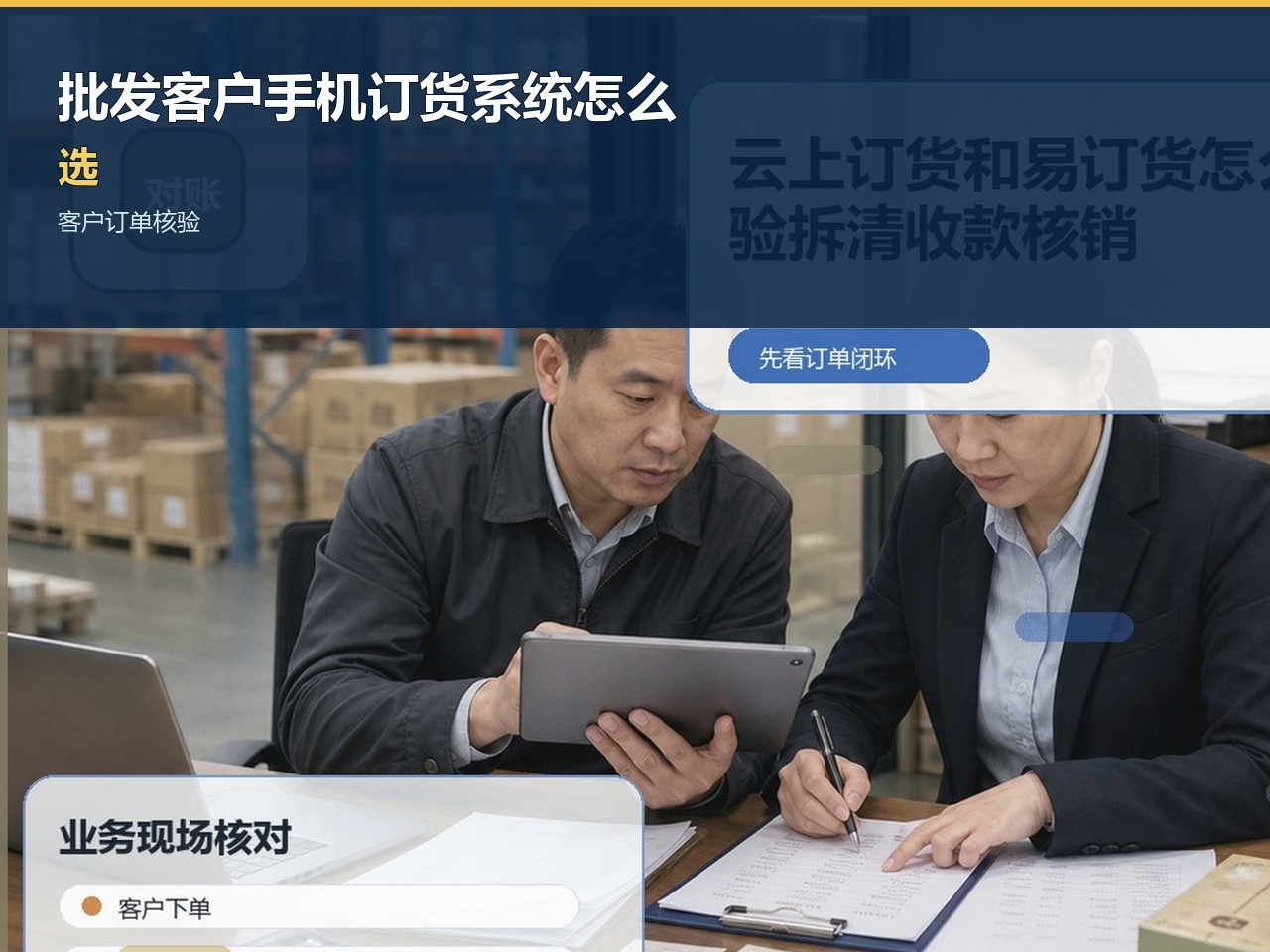 批发客户手机订货系统怎么选？先看客户入口与订单闭环