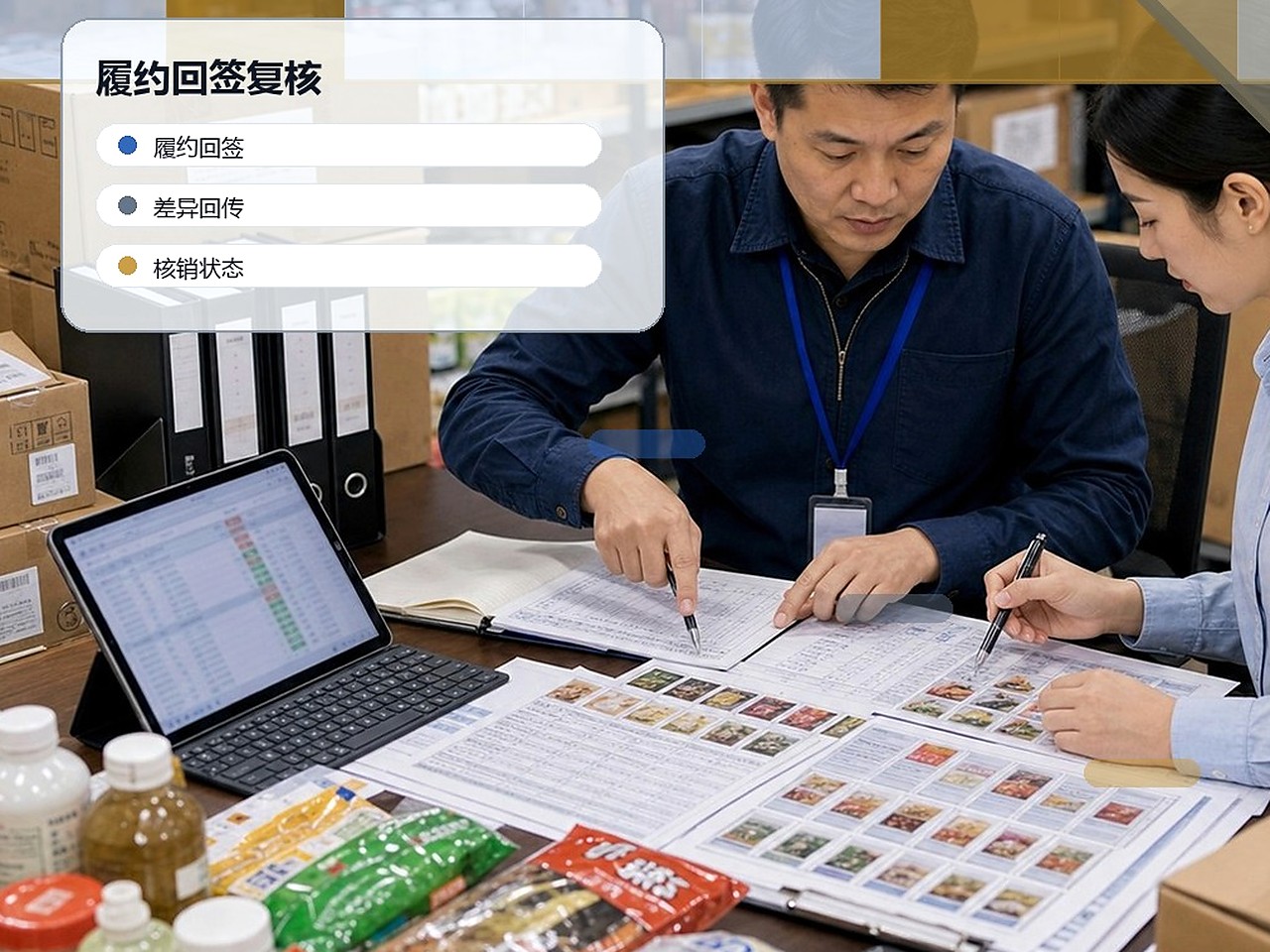 价格库存复核现场