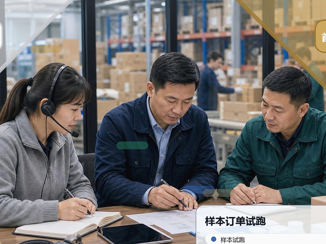 客户订单核验现场