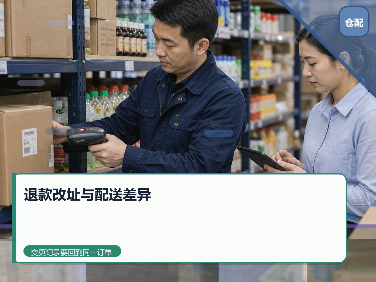 退款、临时改址与配送差异：订货软件的留痕核验