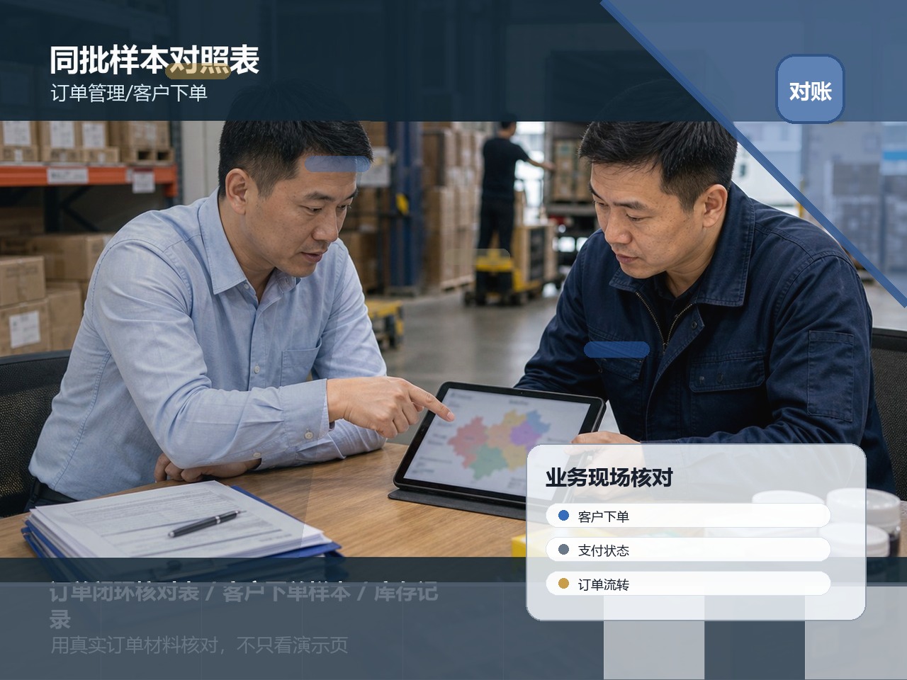 仓库人员查看补货订单和缺货处理状态