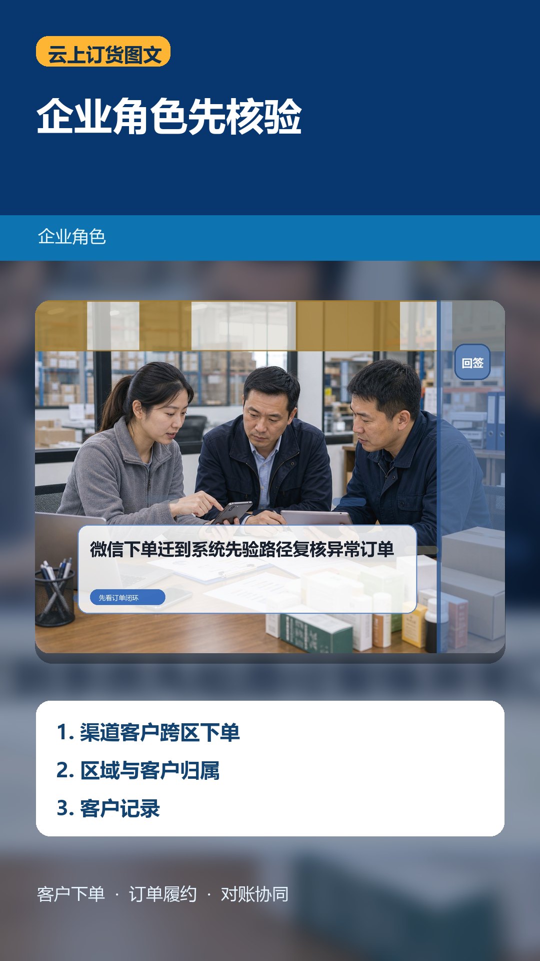 老客户重复订货平台怎么选：跨区下单怎么处理