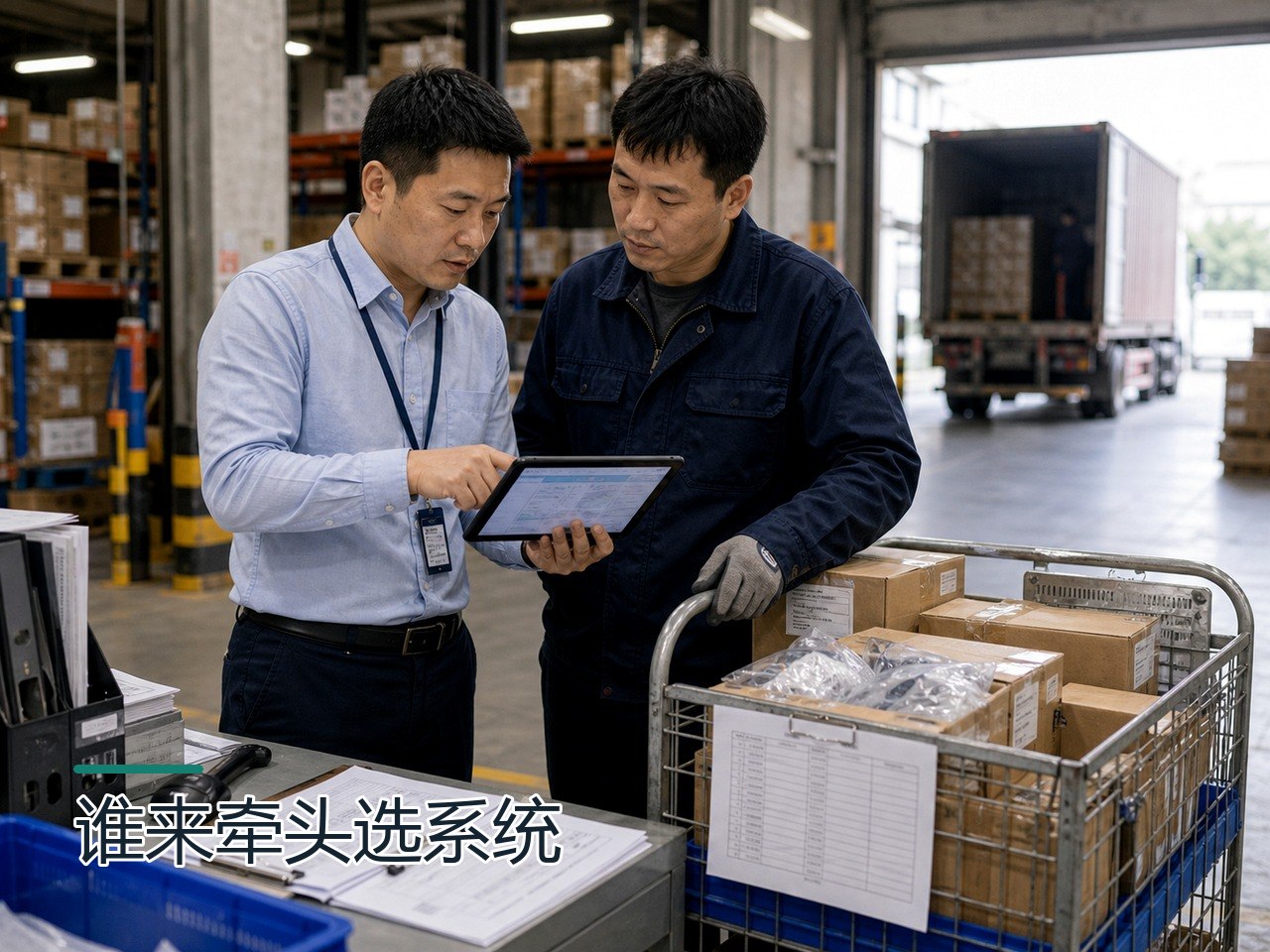 销售、仓库、采购都参与订单，谁来牵头选系统