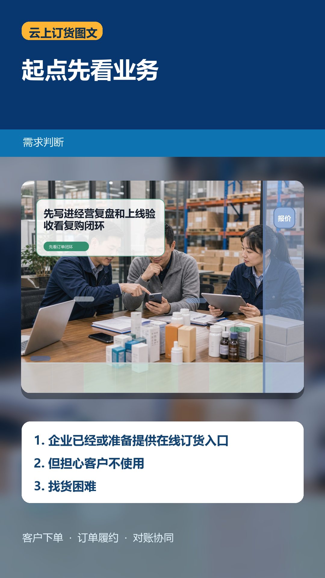 在线订货上线后，怎样判断客户真的用起来了