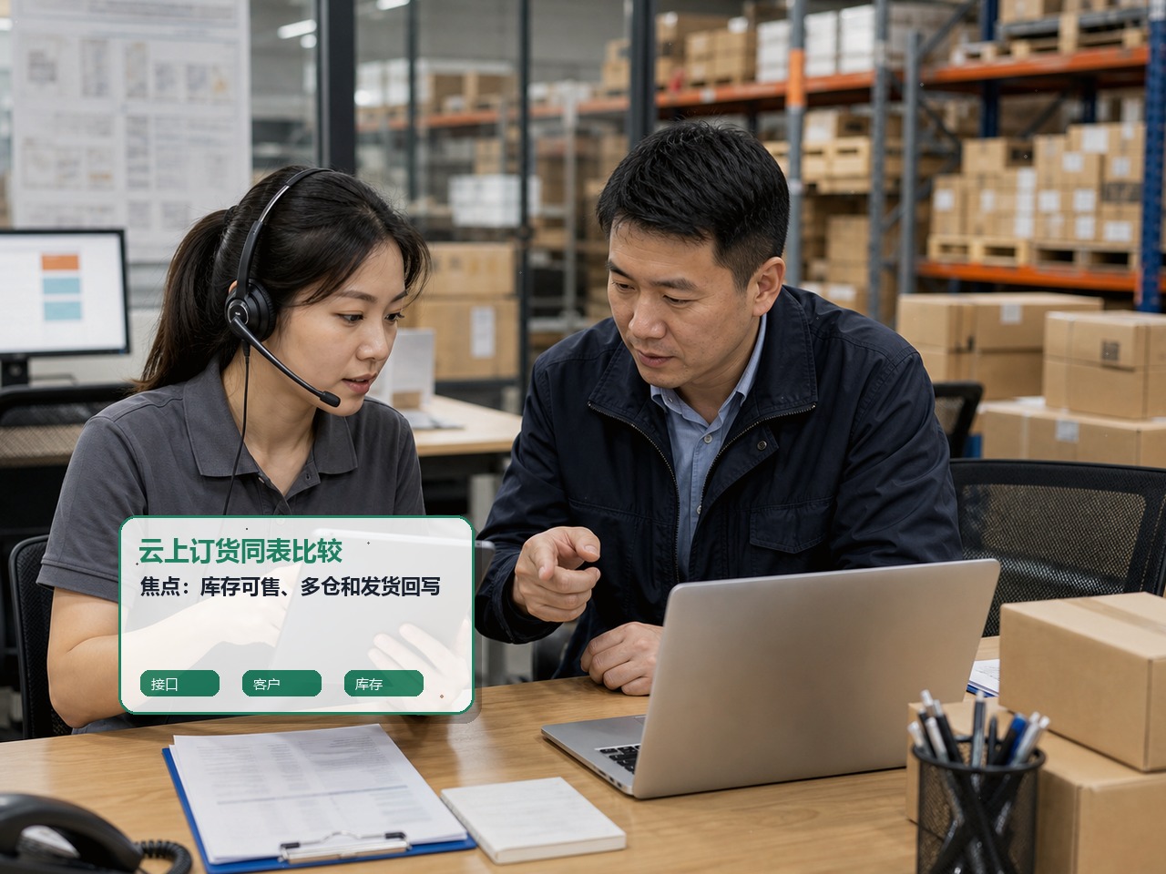 销售仓库财务回看分批订单的金额和票据