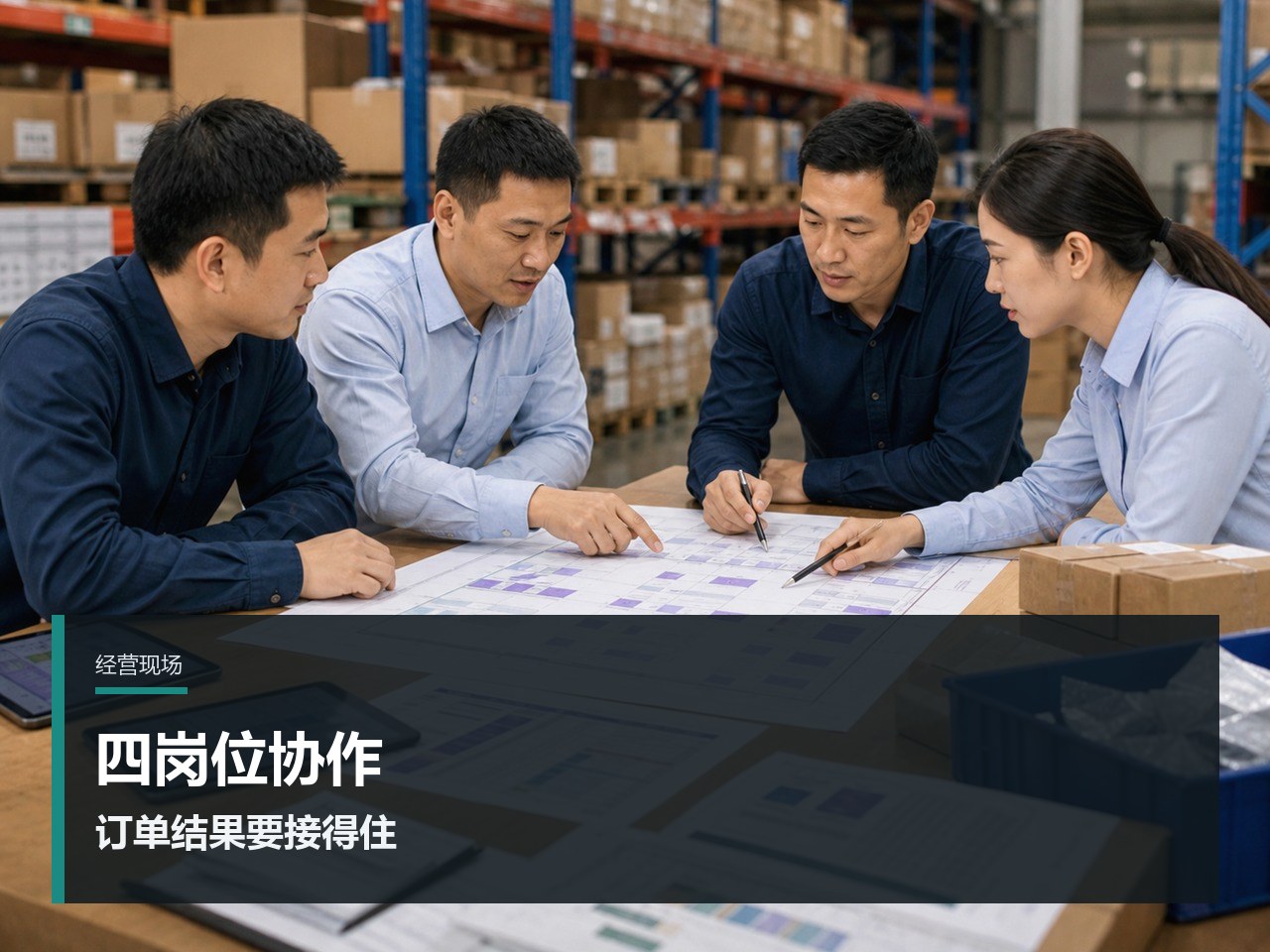 订货业务中的销售、仓储、配送和财务协作