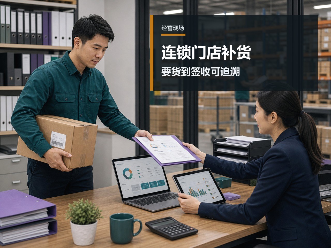 连锁门店从要货到签收的协同流程
