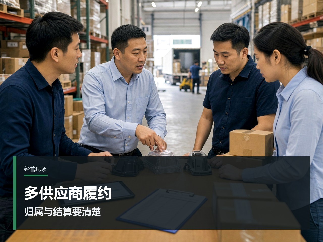 多供应商履约中的订单归属与结算责任