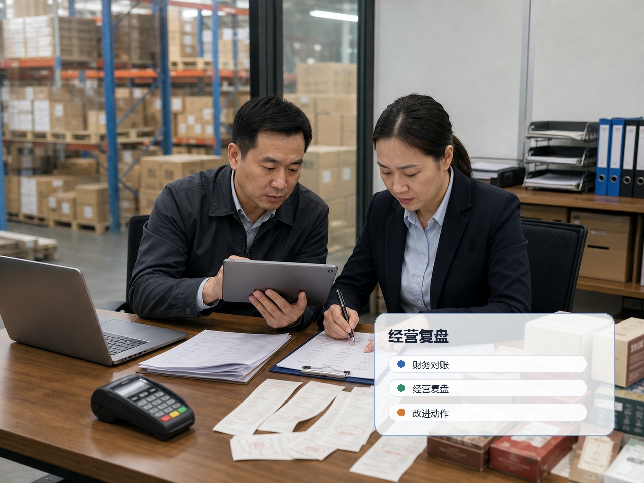 复核平台总单收口对应的收款对账材料