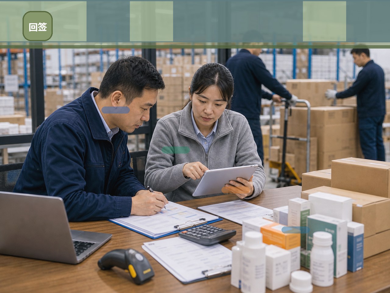 复核回款到账对应的收款对账材料