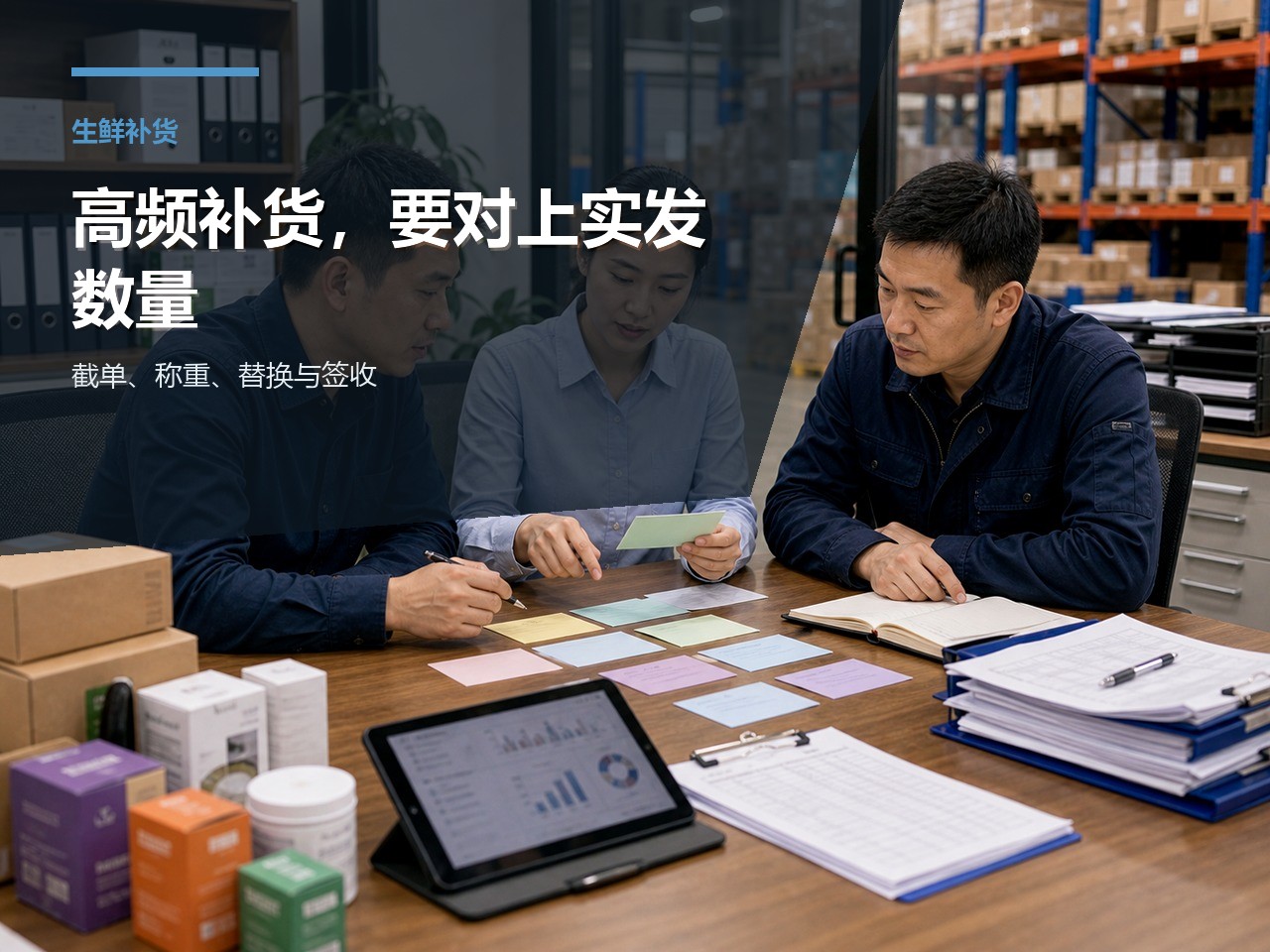 生鲜及餐饮供应链的高频补货与配送协同