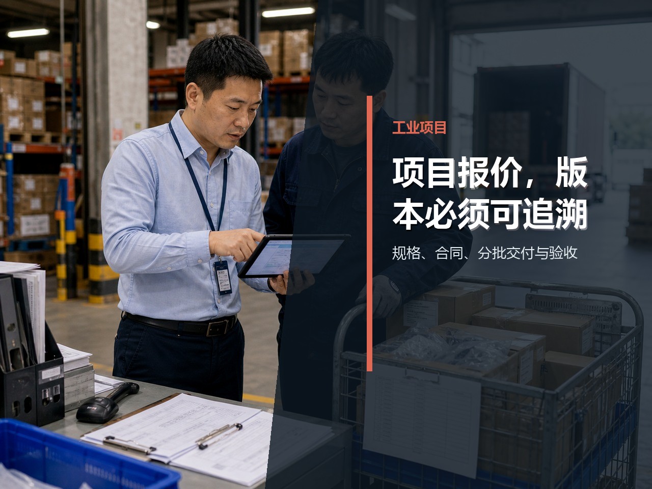 工业品和建材渠道的项目报价与订单履约