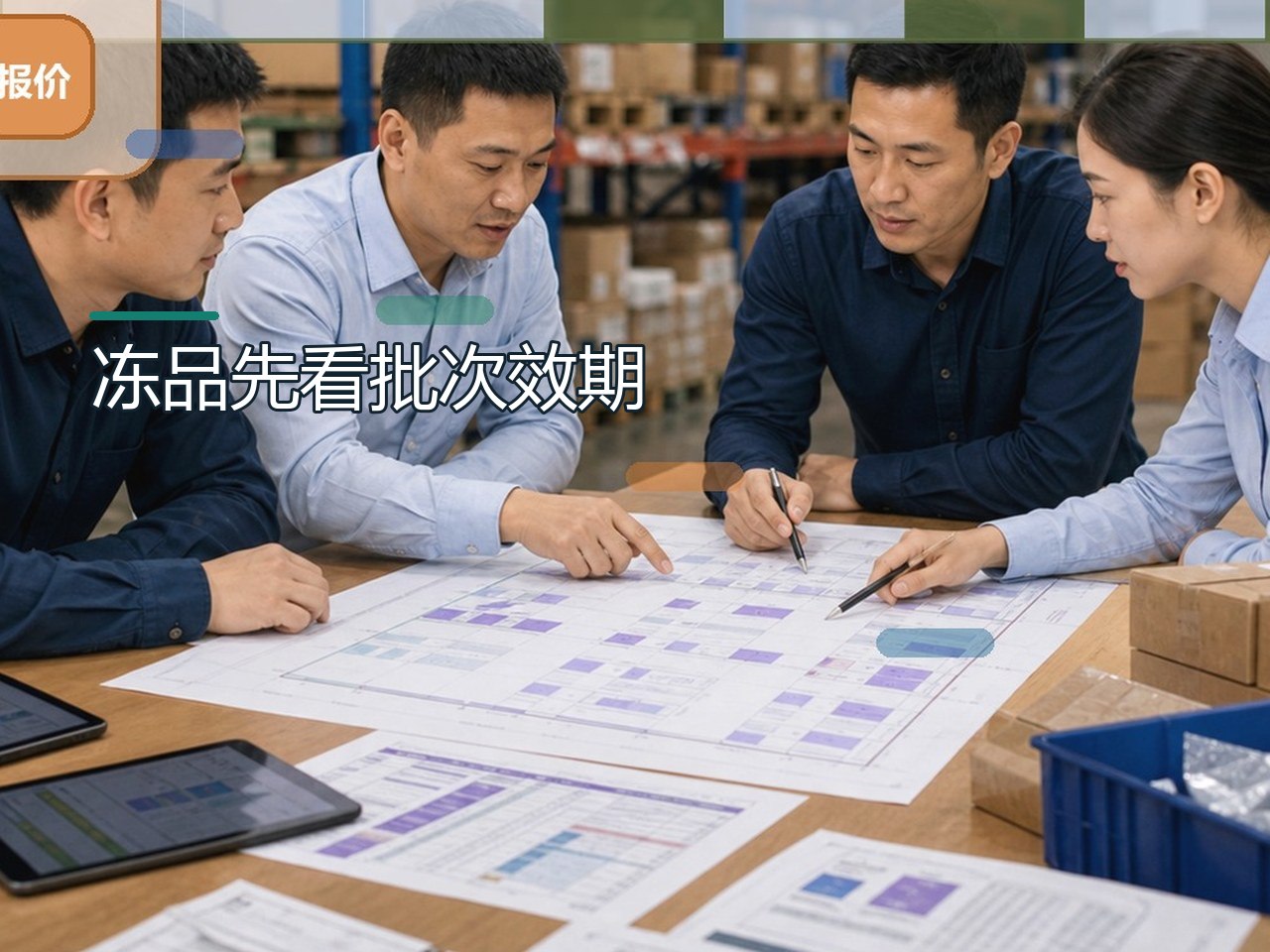 冻品批发选系统，要看哪些业务环节