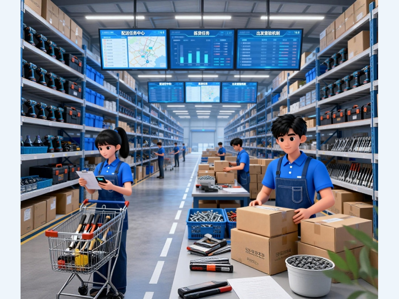 工具紧固件仓库与供应商协同