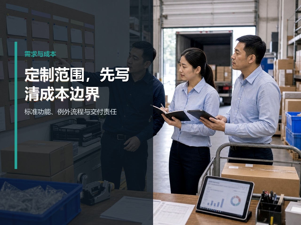订货平台定制需求的范围与成本控制