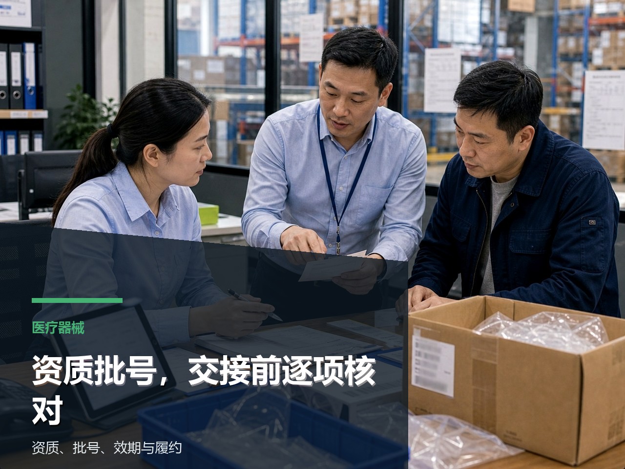 医疗器械订货中的资质、批号与履约责任