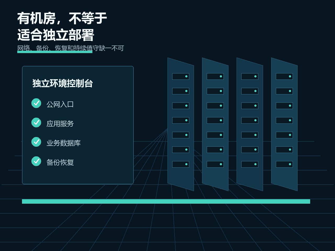 企业已有机房，是否就适合独立部署订货系统