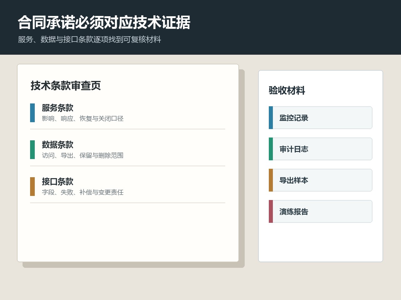 业务、IT与财务在验收会上核对订单日志、接口结果和缺陷责任