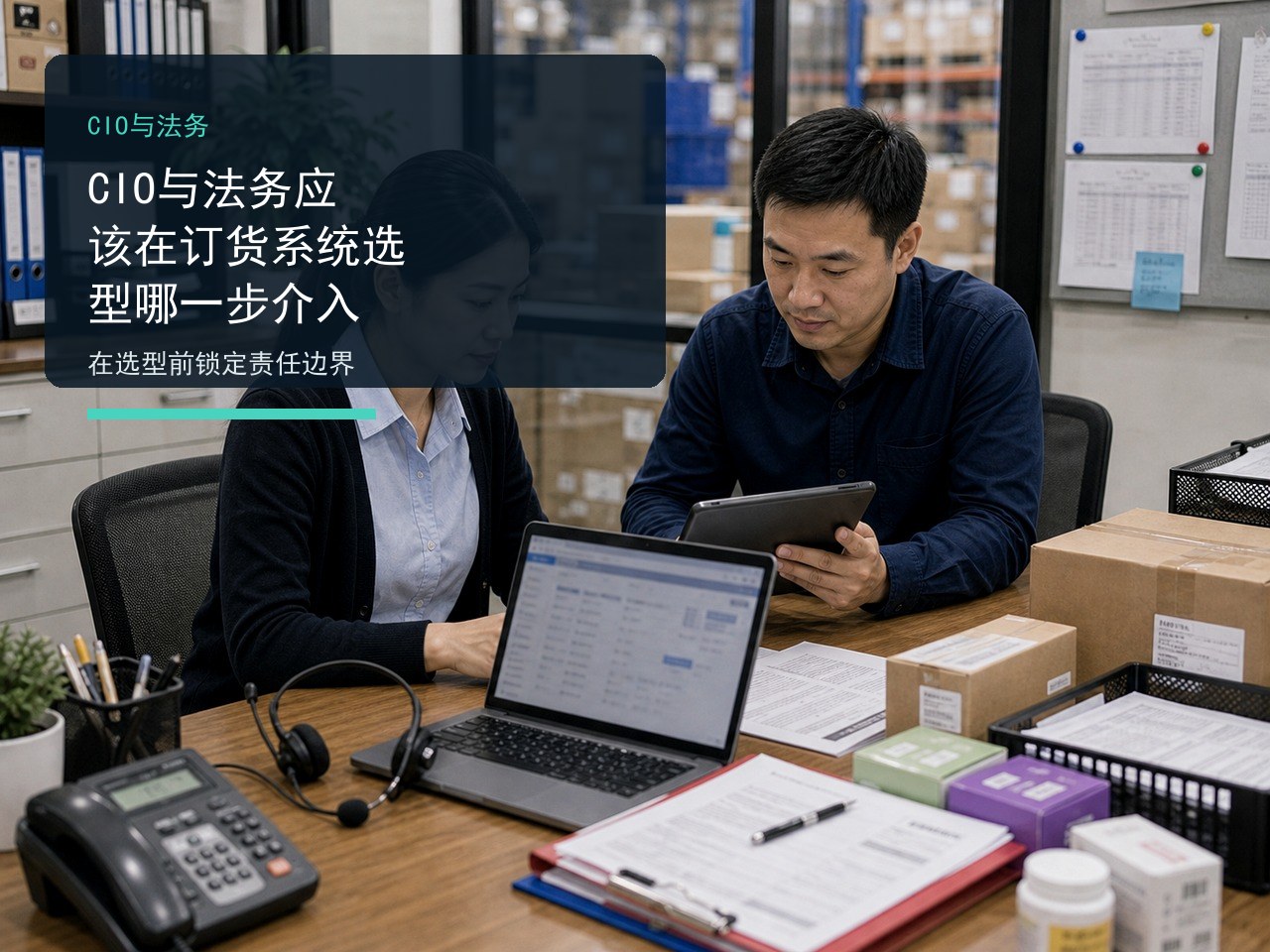 CIO与法务应该在订货系统选型哪一步介入