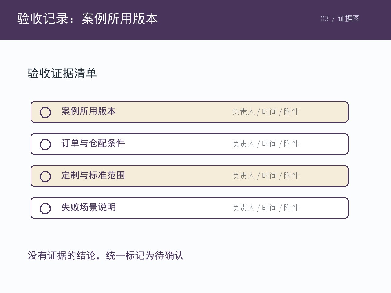 当前主题的试跑或验收记录
