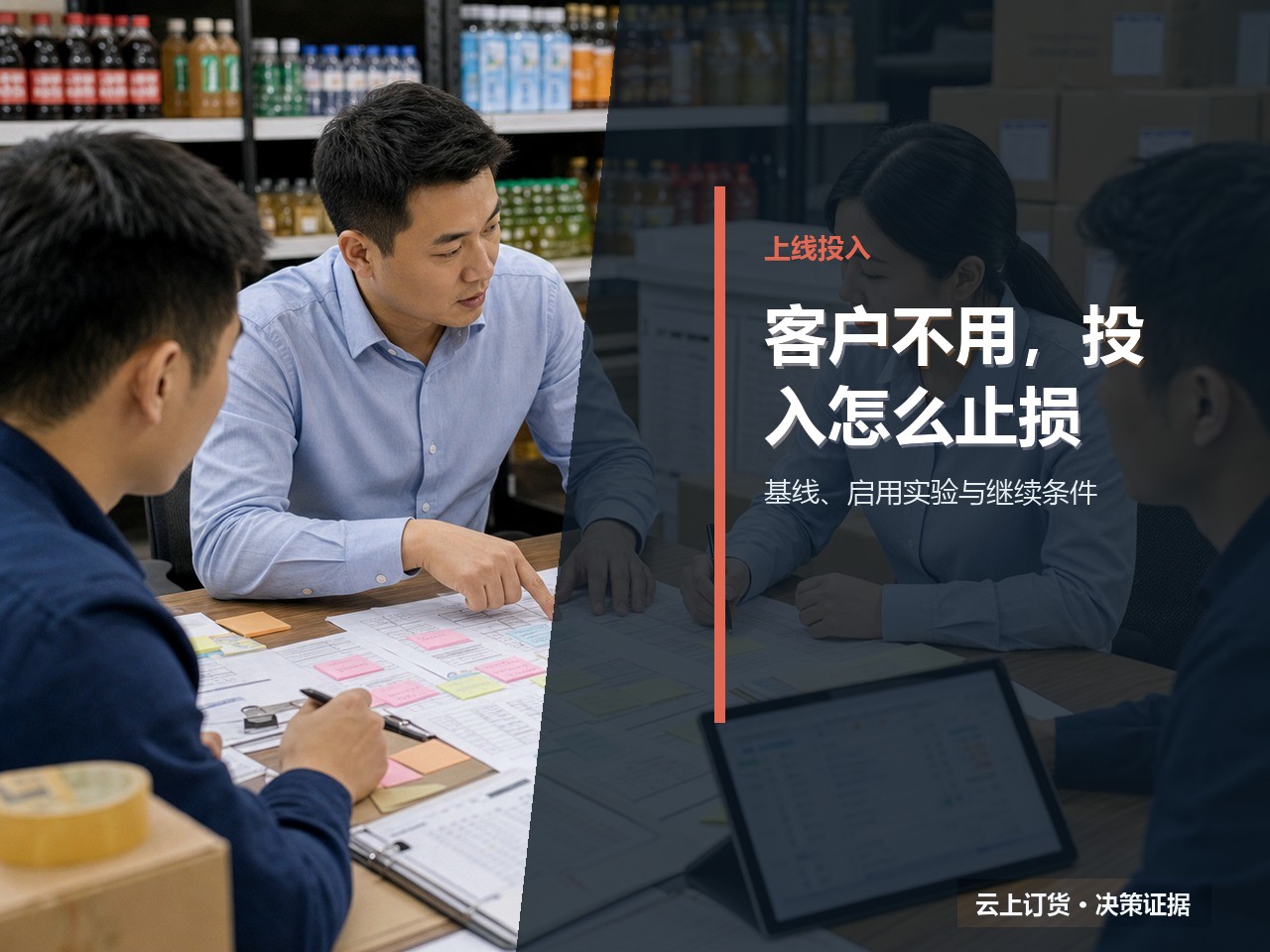 系统上线后客户不用，前期投入该怎样评估