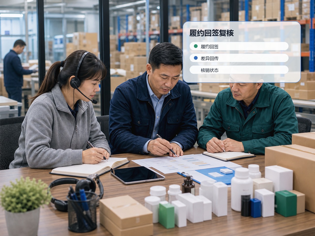 分批履约与现场回签