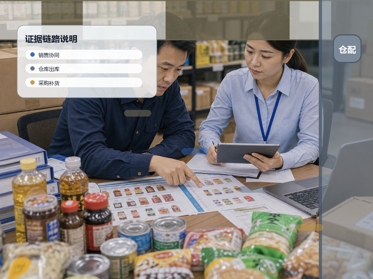餐饮基础数据的订单与业务材料核对