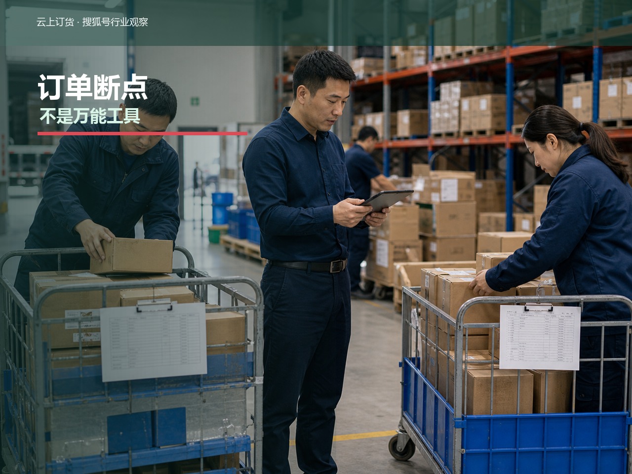 批发订货软件选型现场，销售和仓库要不要看同一张单