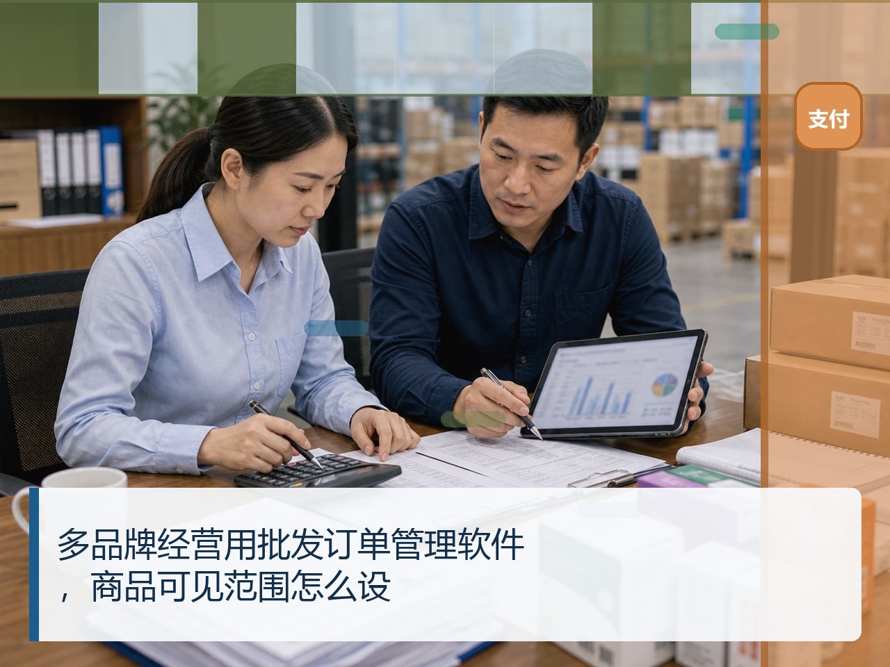 多品牌经营用批发订单管理软件，商品可见范围怎么设