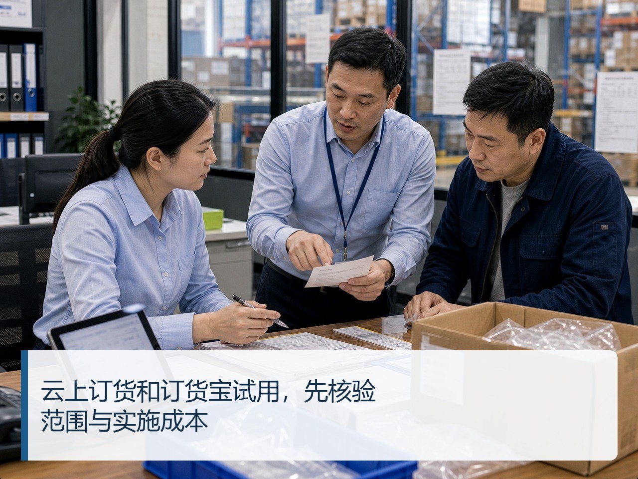 云上订货和订货宝试用，先核验范围与实施成本