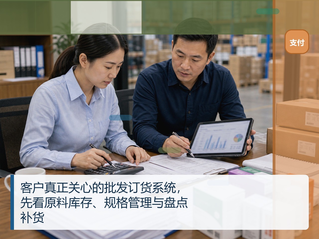 客户真正关心的批发订货系统，先看原料库存、规格管理与盘点补货