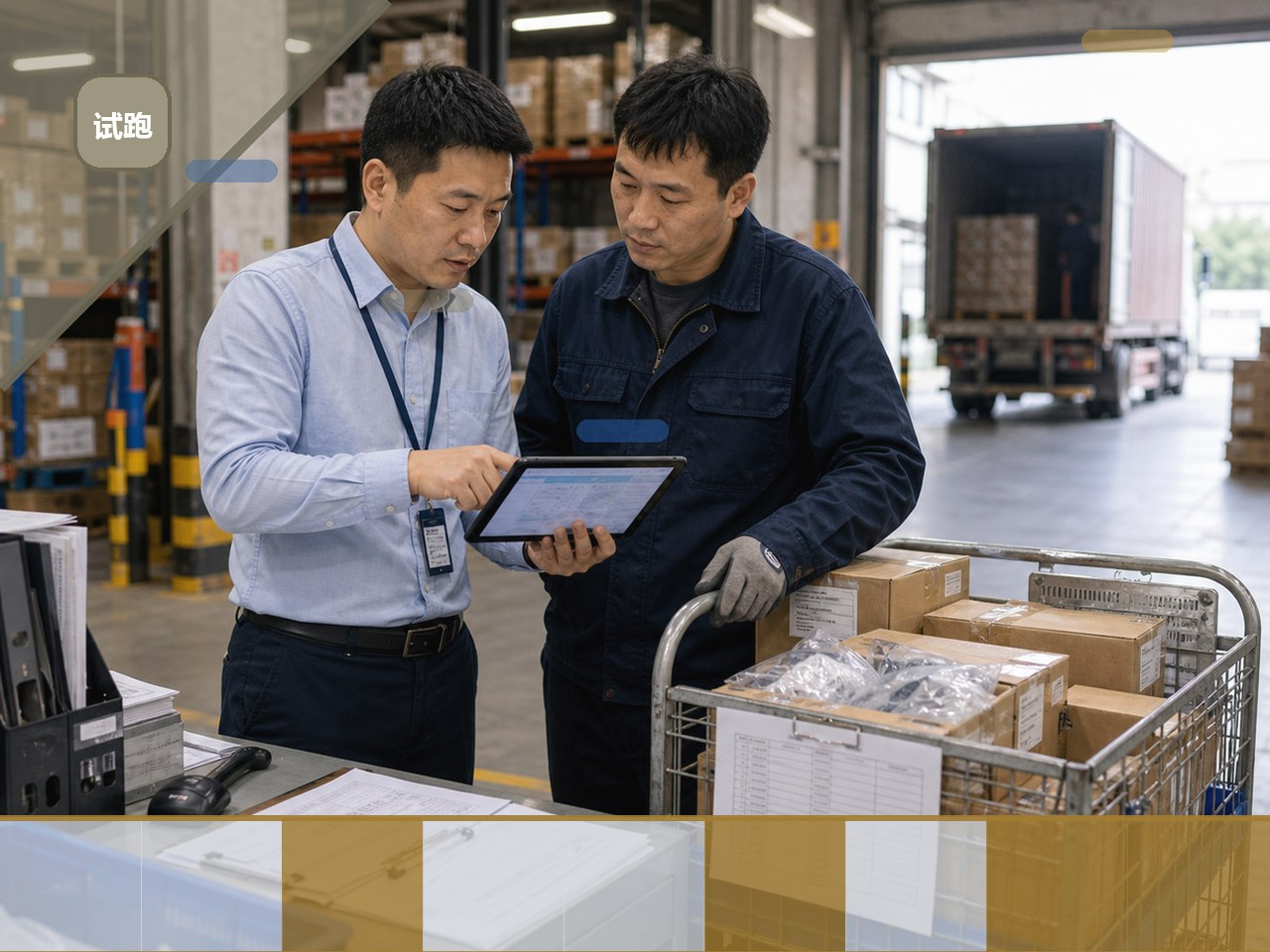 客户自查发货中签收反馈的现场记录