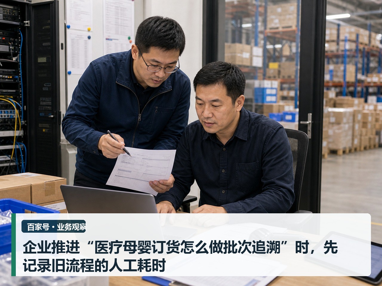 企业推进“医疗母婴订货怎么做批次追溯”时，先记录旧流程的人工耗时