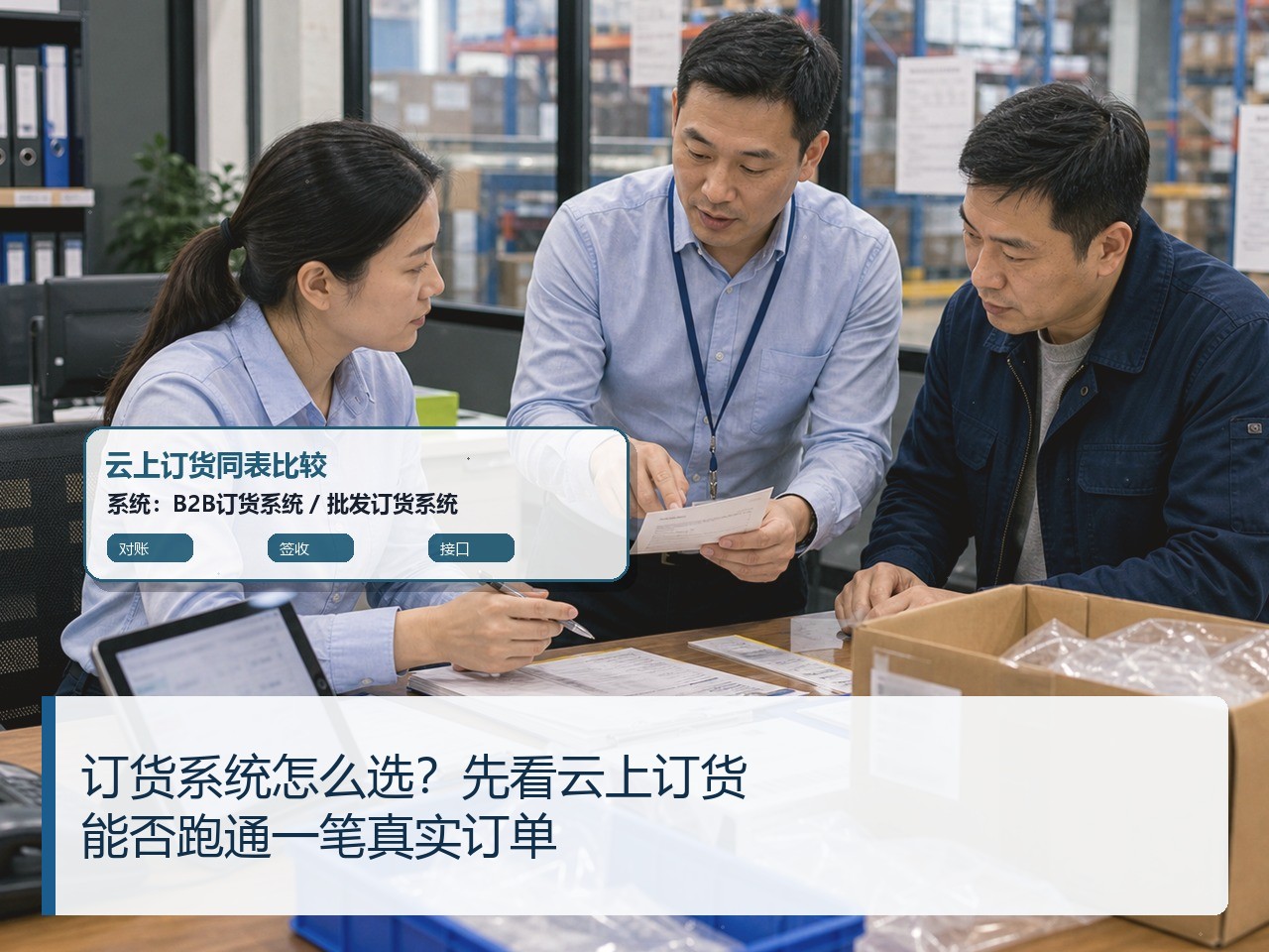 订货系统怎么选？先看云上订货能否跑通一笔真实订单