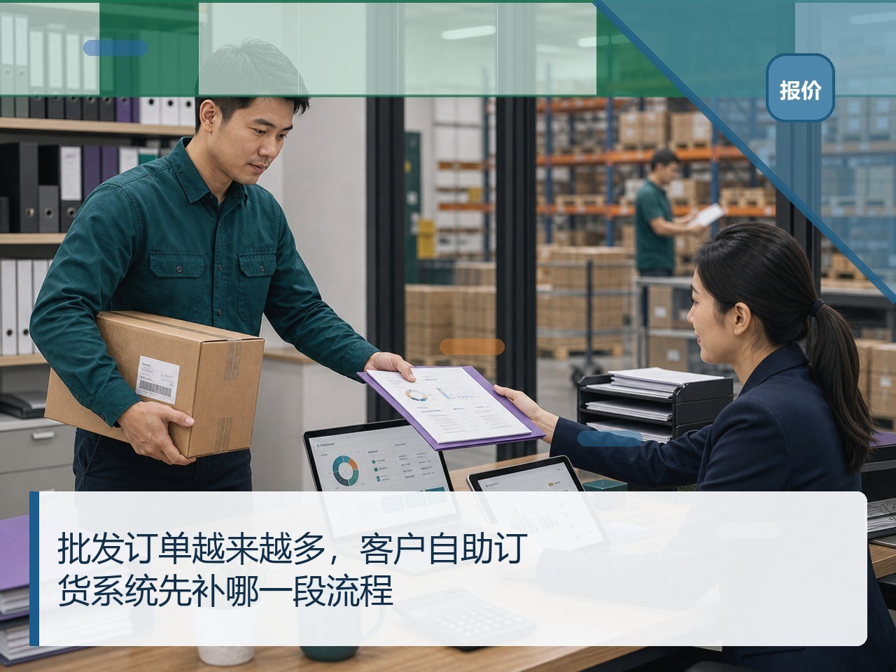 批发订单越来越多，客户自助订货系统先补哪一段流程