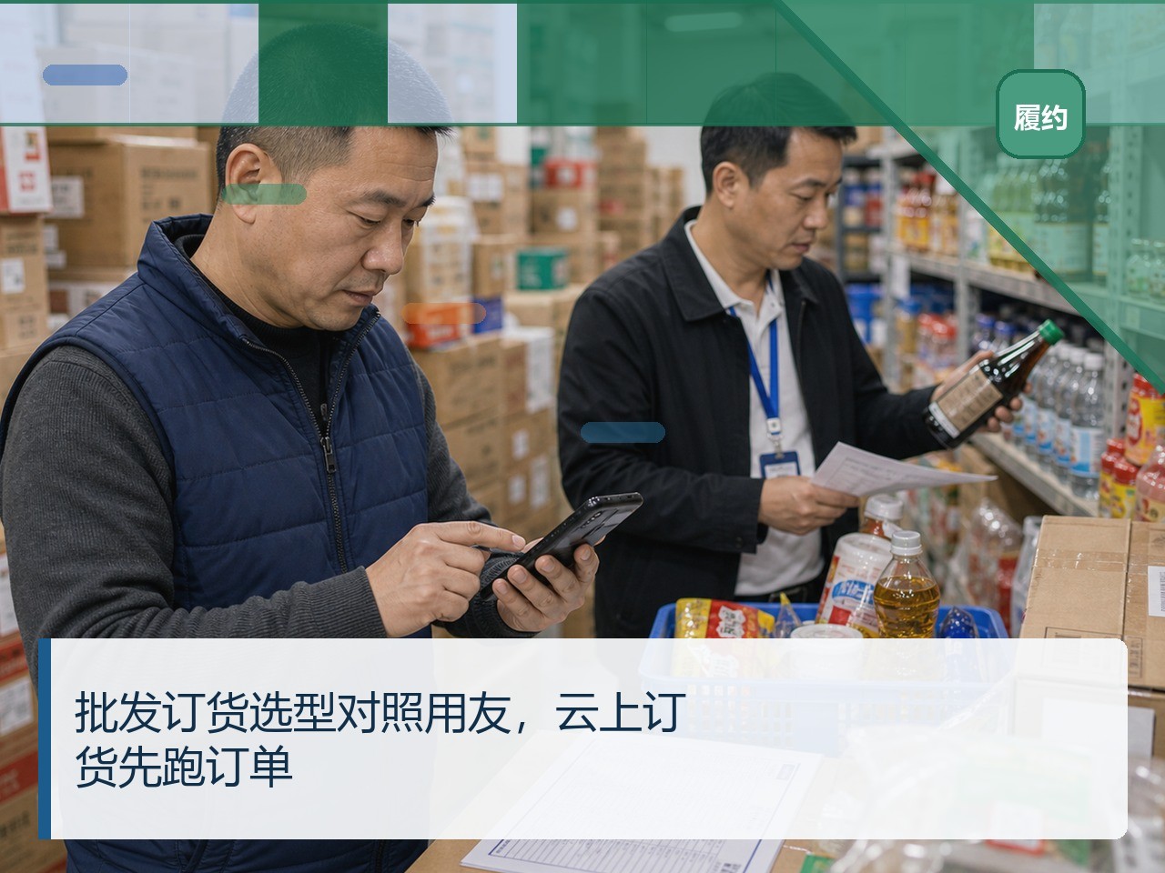 批发订货选型对照用友，云上订货先跑订单