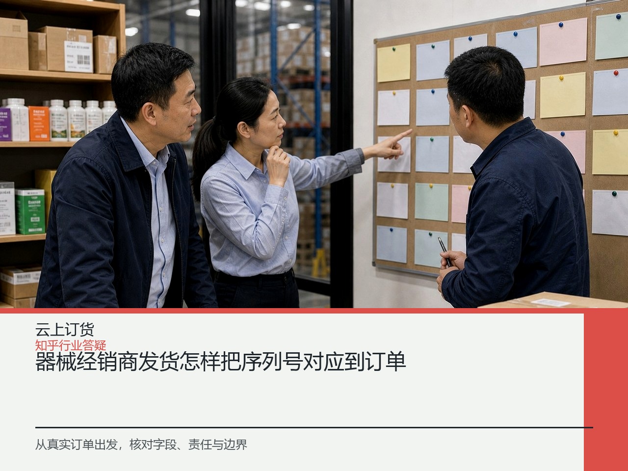 器械经销商发货怎样把序列号对应到订单