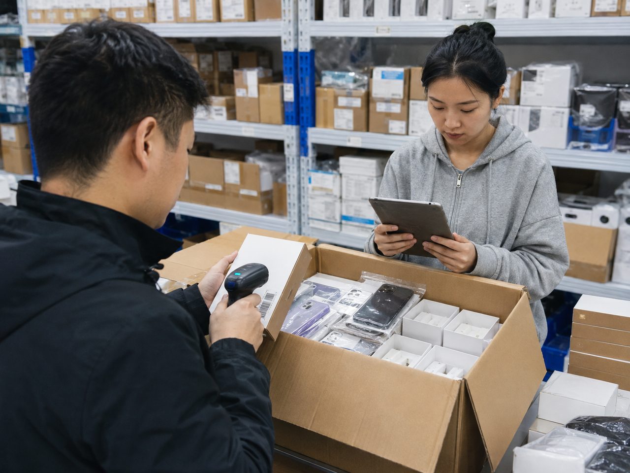 售后人员登记原串码和实物检查结果
